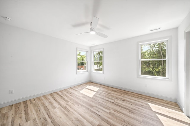192 Rte 47 S, Cape May Court House, NJ 08210 - spare room with healthy amount of natural light, light wood finished floors, and ceiling fan