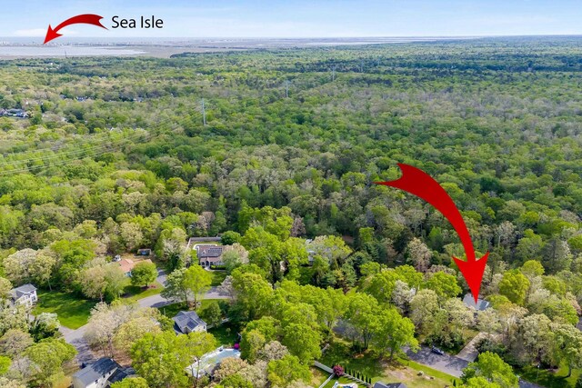 57 Somers Ave, Seaville, NJ 08230 - bird's eye view of a heavily wooded area