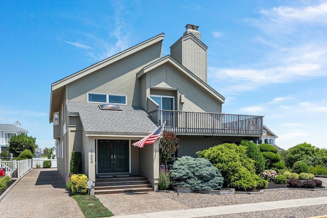 view of front of property