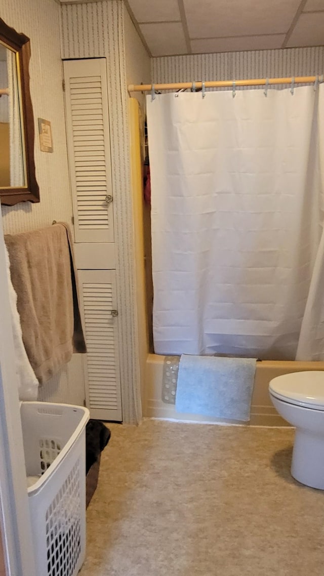 101 Rio Grande Ave, Rio Grande, NJ 08242 - bathroom featuring toilet and wallpapered walls