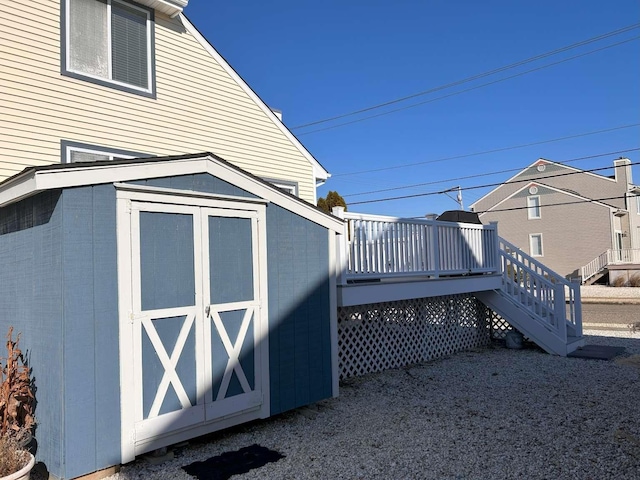 view of outbuilding