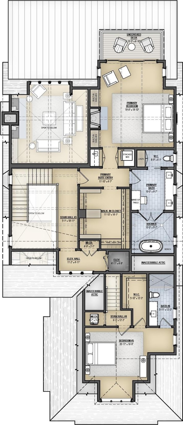 4640 Ocean Dr, Avalon, NJ 08202 - view of room layout