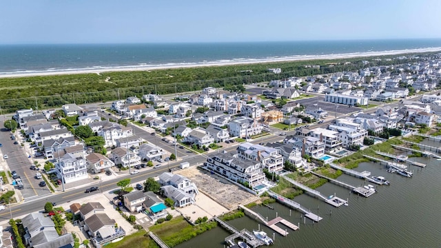 4640 Ocean Dr, Avalon, NJ 08202 - aerial overview of property's location with a nearby body of water
