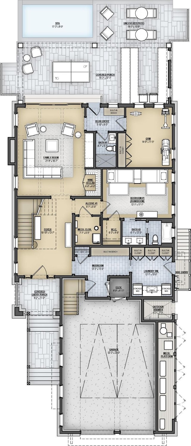 4640 Ocean Dr, Avalon, NJ 08202 - view of floor plan / room layout