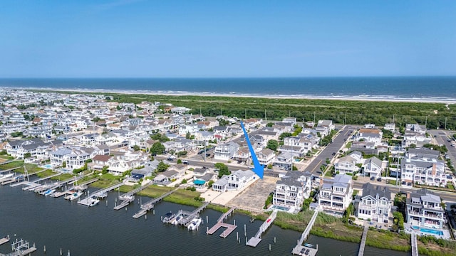 4640 Ocean Dr, Avalon, NJ 08202 - aerial overview of property's location featuring a large body of water