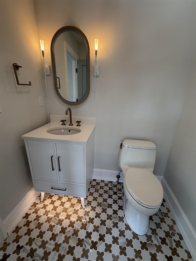 207 120th St, Stone Harbor, NJ 08247 - bathroom featuring vanity and toilet