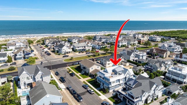 207 120th St, Stone Harbor, NJ 08247 - aerial view of residential area with extended coastline
