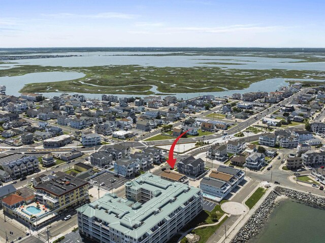 127 W Spruce Ave Unit B, North Wildwood, NJ 08260 - aerial overview of property's location with a large body of water