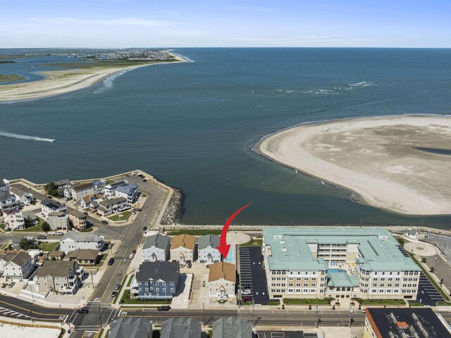 127 W Spruce Ave Unit B, North Wildwood, NJ 08260 - aerial overview of property's location featuring a nearby body of water