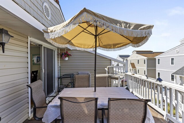 127 W Spruce Ave Unit B, North Wildwood, NJ 08260 - view of wooden deck