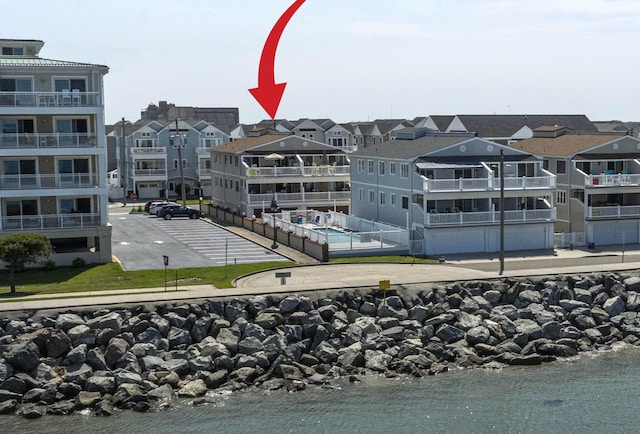 127 W Spruce Ave Unit B, North Wildwood, NJ 08260 - water view featuring nearby suburban area