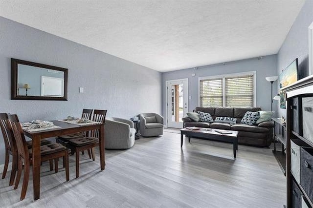301 E Lavender Rd Unit 2, Wildwood, NJ 08260 - living room with wood finished floors and a textured ceiling