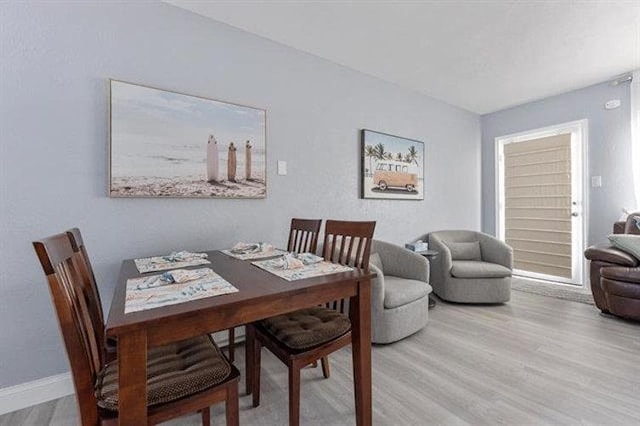 301 E Lavender Rd Unit 2, Wildwood, NJ 08260 - dining room with light wood finished floors and baseboards