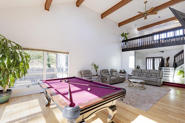 6 Rabbit Run, North Cape May, NJ 08204 - bedroom with a ceiling fan, light wood-style floors, and lofted ceiling with skylight