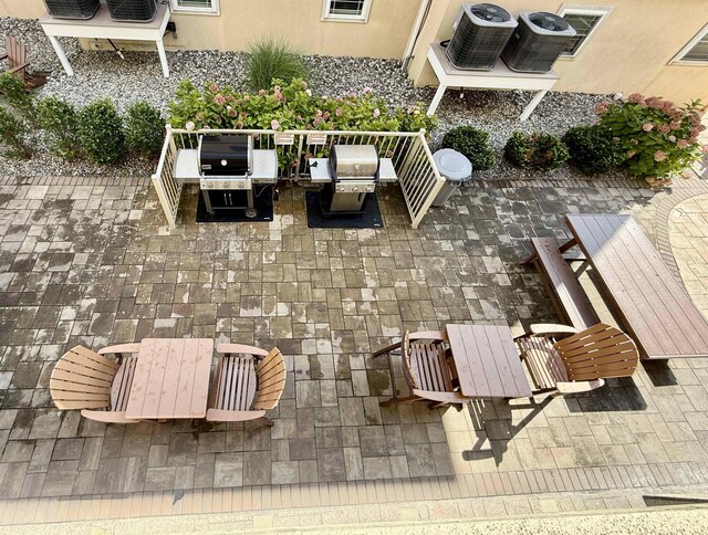 415 E Heather Rd Unit 105, Wildwood Crest, NJ 08260 - drone / aerial view of expansive beach