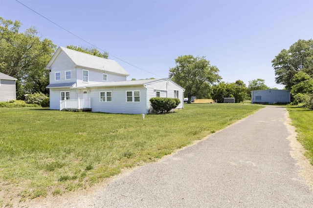 342 S Rte 47, Cape May Court House, NJ 08210 - view of front of house with a front lawn and asphalt driveway