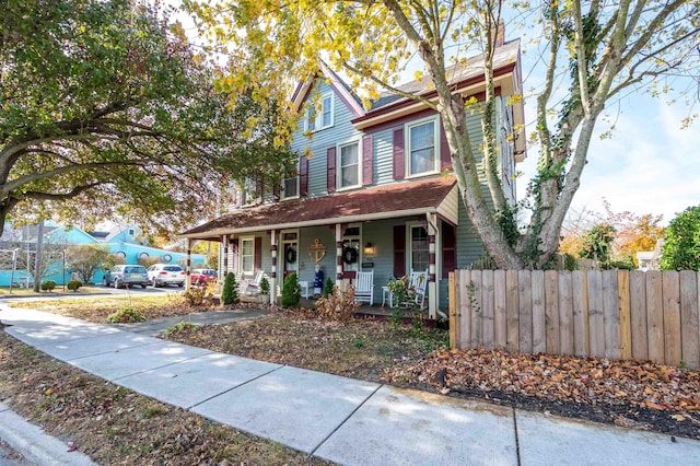 view of front of house with a porch