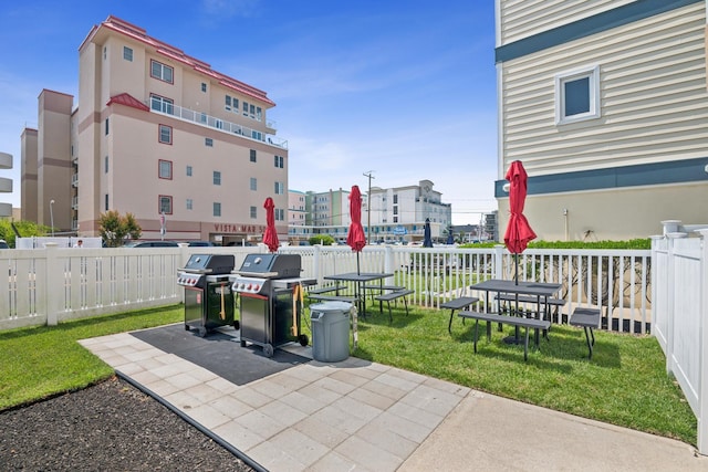 410 E Orchid Rd Unit 202, Wildwood Crest, NJ 08260 - view of patio / terrace with area for grilling