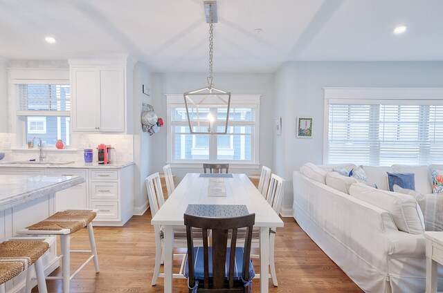 885 21st St W, Unit West, Avalon, NJ 08202 - dining space featuring recessed lighting and light wood-style floors