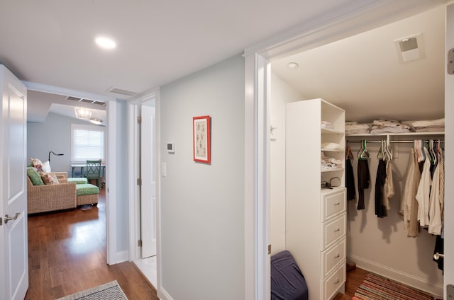 885 21st St W, Unit West, Avalon, NJ 08202 - hall featuring wood finished floors