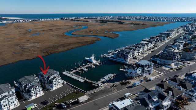 885 21st St W, Unit West, Avalon, NJ 08202 - drone / aerial view of a large body of water