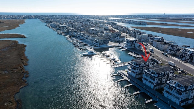 885 21st St W, Unit West, Avalon, NJ 08202 - drone / aerial view of a nearby body of water