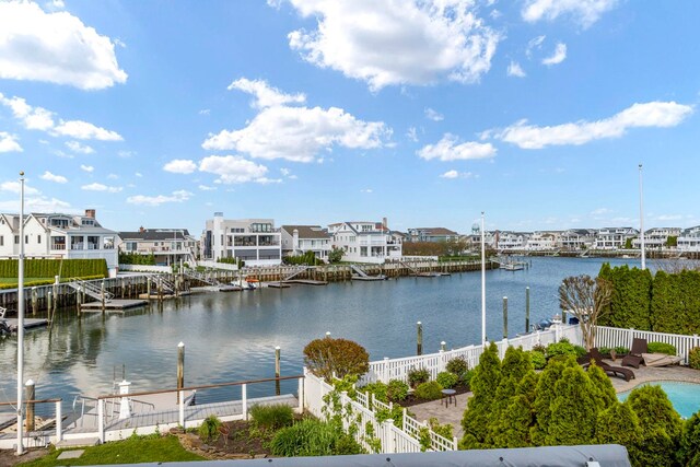 19 Flamingo Dr, Avalon, NJ 08202 - property view of water featuring a dock