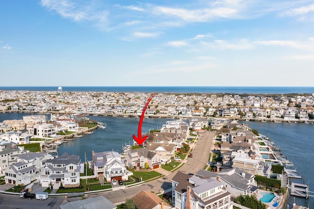 19 Flamingo Dr, Avalon, NJ 08202 - drone / aerial view with a water view