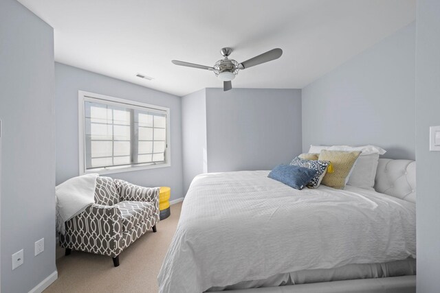 19 Flamingo Dr, Avalon, NJ 08202 - carpeted bedroom featuring ceiling fan