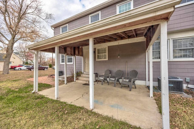 103 Bate Ave, Lower Township, NJ 08204 - view of patio featuring central AC