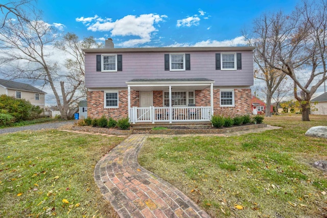 103 Bate Ave, Lower Township, NJ 08204 - view of front facade with a front yard and covered porch