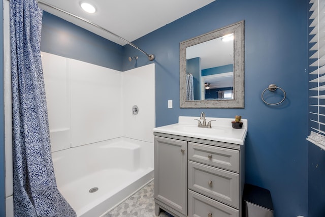 103 Bate Ave, Lower Township, NJ 08204 - bathroom with curtained shower and vanity