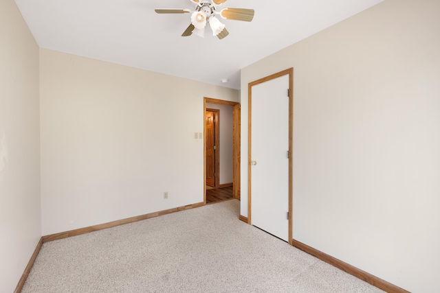 1301 Holmes Ave, North Cape May, NJ 08204 - unfurnished room featuring carpet and ceiling fan