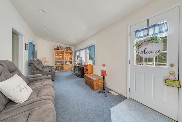 11 S 9th St, Del Haven, NJ 08251 - carpeted living room featuring recessed lighting