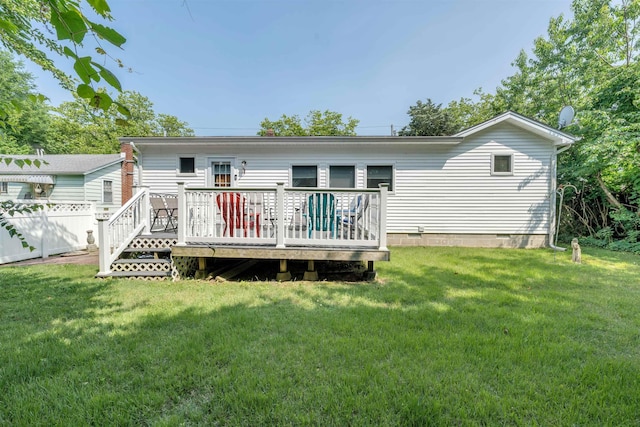 11 S 9th St, Del Haven, NJ 08251 - rear view of property featuring a deck