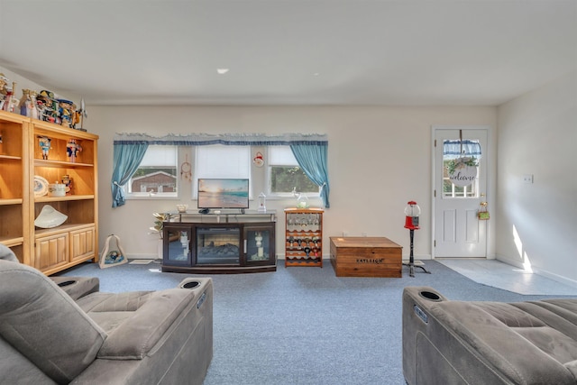 11 S 9th St, Del Haven, NJ 08251 - living area with plenty of natural light and carpet floors