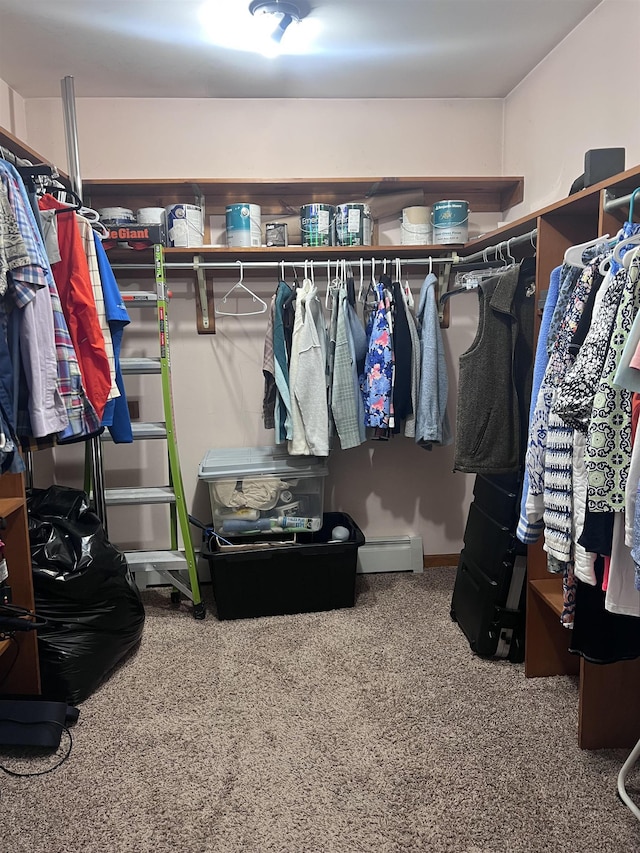 407 Elmwood Ave, Marmora, NJ 08223 - walk in closet featuring carpet flooring