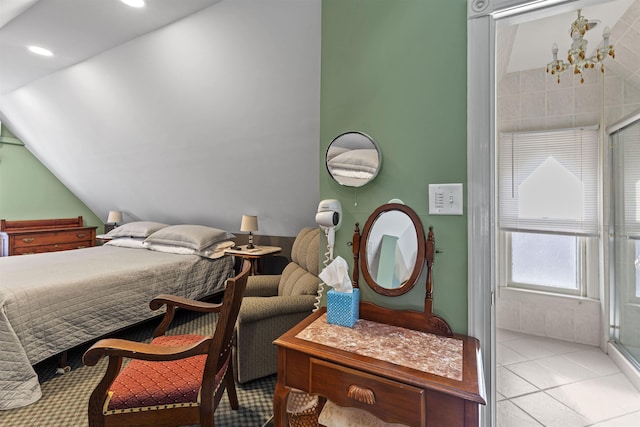 127 Myrtle Ave, West Cape May, NJ 08204 - bedroom featuring recessed lighting and vaulted ceiling