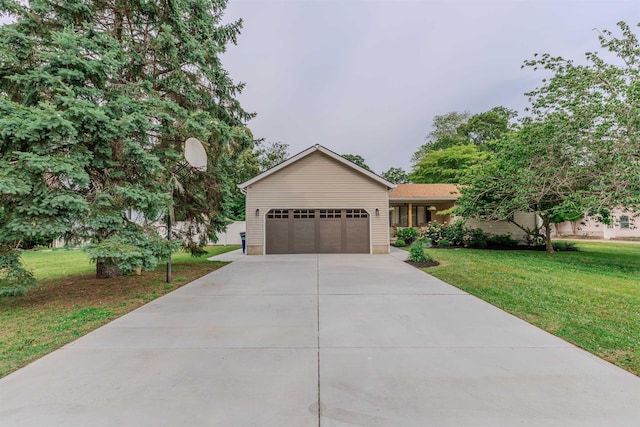963 Tecumseh Rd, Erma, NJ 08204 - view of front of home with a garage and a front lawn