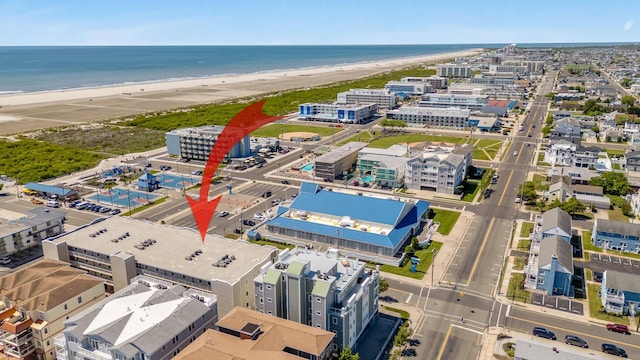 415 E Heather Rd Unit 202, Wildwood Crest, NJ 08260 - aerial view of unending shoreline