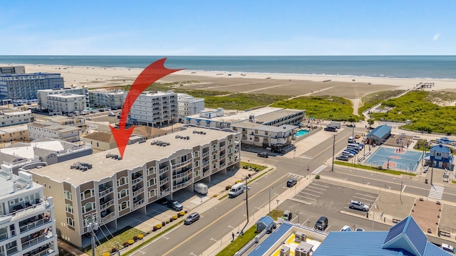 415 E Heather Rd Unit 202, Wildwood Crest, NJ 08260 - aerial view of expansive beach and apartment complex