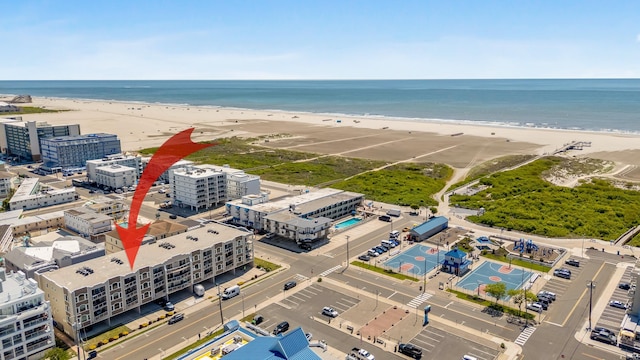 415 E Heather Rd Unit 202, Wildwood Crest, NJ 08260 - drone / aerial view of expansive coastline