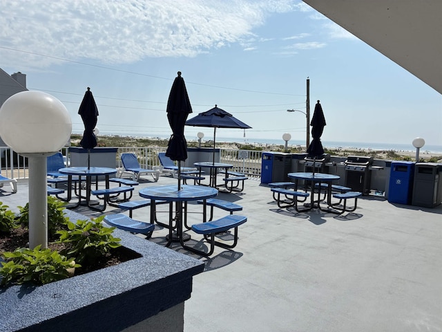 9101 Atlantic Ave Unit 303, Wildwood Crest, NJ 08260 - view of patio / terrace featuring grilling area