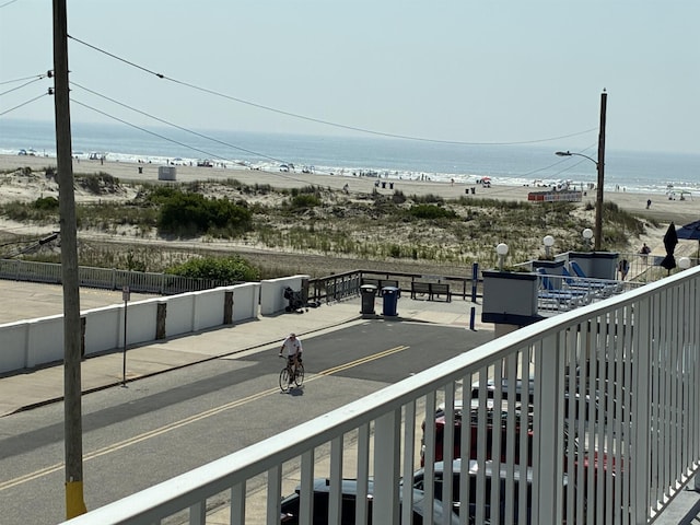 9101 Atlantic Ave Unit 303, Wildwood Crest, NJ 08260 - balcony featuring a water view