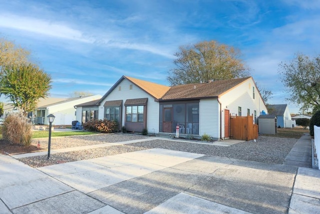 view of ranch-style house