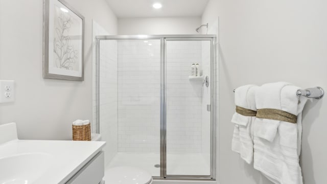 212 Bentz Ave, Villas, NJ 08251 - full bath featuring vanity, a shower stall, and toilet