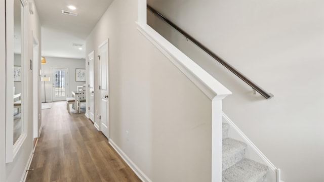 212 Bentz Ave, Villas, NJ 08251 - stairway with wood finished floors and baseboards