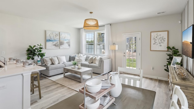 212 Bentz Ave, Villas, NJ 08251 - living area featuring light wood-style flooring