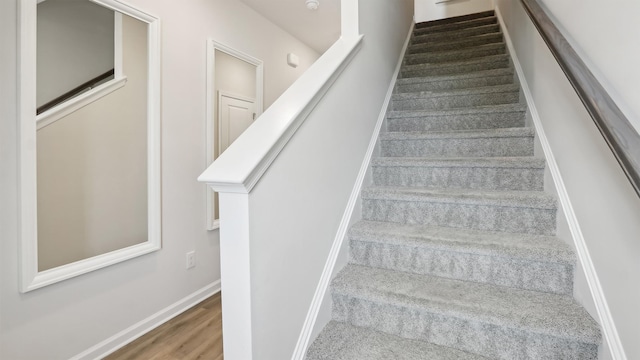 212 Bentz Ave, Villas, NJ 08251 - stairs with wood finished floors and baseboards