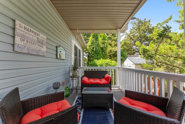 25 N 12th St, Del Haven, NJ 08251 - view of wooden balcony featuring a deck